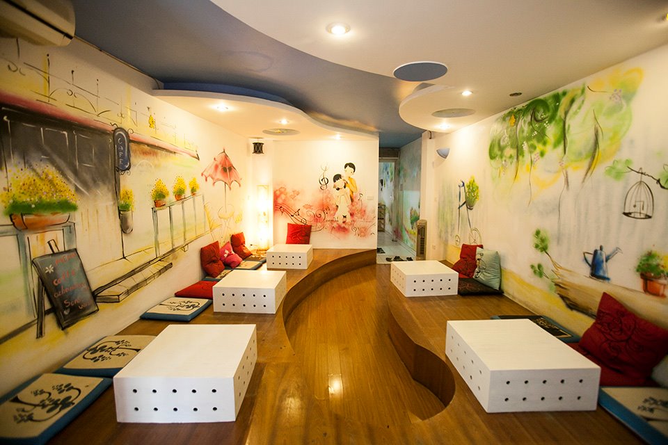 nhung quan cafe dep va lang man o ha Noi de chup anh