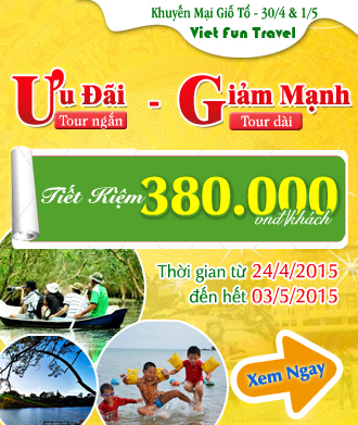 Tour Lễ Giỗ Tổ - 30/4 - 1/5/2015