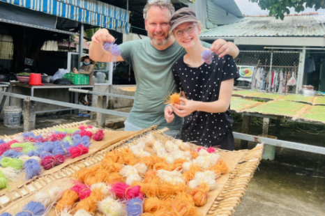 Tour CẦN THƠ 1 NGÀY (Chợ Nổi - Cồn Sơn) | Ăn Sáng Trên Sông - Vườn Trái Cây - Làm Bánh/Cá Lóc "Múa"