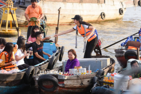 Tour Miền Tây Đồng Tháp - Cần Thơ 2 Ngày 1 Đêm | Làng hoa - Chợ nổi - Cồn Sơn - Chùa & Nhà cổ