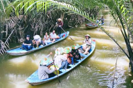 Tour Miền Tây MỸ THO - BẾN TRE 1 Ngày | Cù Lao - Lò Nghề - Vườn Trái Cây - Chèo Xuồng Ba Lá - Chùa Vĩnh Tràng