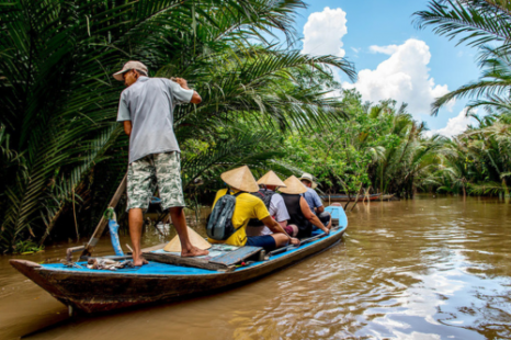 Tour Miền Tây MỸ THO - BẾN TRE 1 Ngày | Cù Lao - Lò Nghề - Vườn Trái Cây - Chèo Xuồng Ba Lá - Chùa Vĩnh Tràng