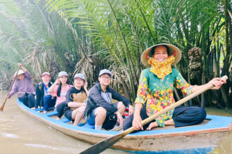 Tour Miền Tây MỸ THO - BẾN TRE 1 Ngày | Cù Lao - Lò Nghề - Vườn Trái Cây - Chèo Xuồng Ba Lá - Chùa Vĩnh Tràng