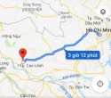 Chỉ đường từ thành phố Hồ Chí Minh đi Đồng Tháp bao nhiêu km?