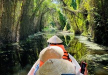 Tour Làng Nổi Tân Lập "Rừng Tràm Trà Sư" 1 Ngày - Thiền Viện Trúc Lâm Chánh Giác - Làng Cổ Phước Lộc Thọ