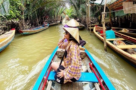 Tour Miền Tây 1 Ngày (MỸ THO - BẾN TRE) | Cồn Lân - Chèo Xuồng Ba Lá - Đi Xe Ngựa/Xe Lam - Chùa Vĩnh Tràng