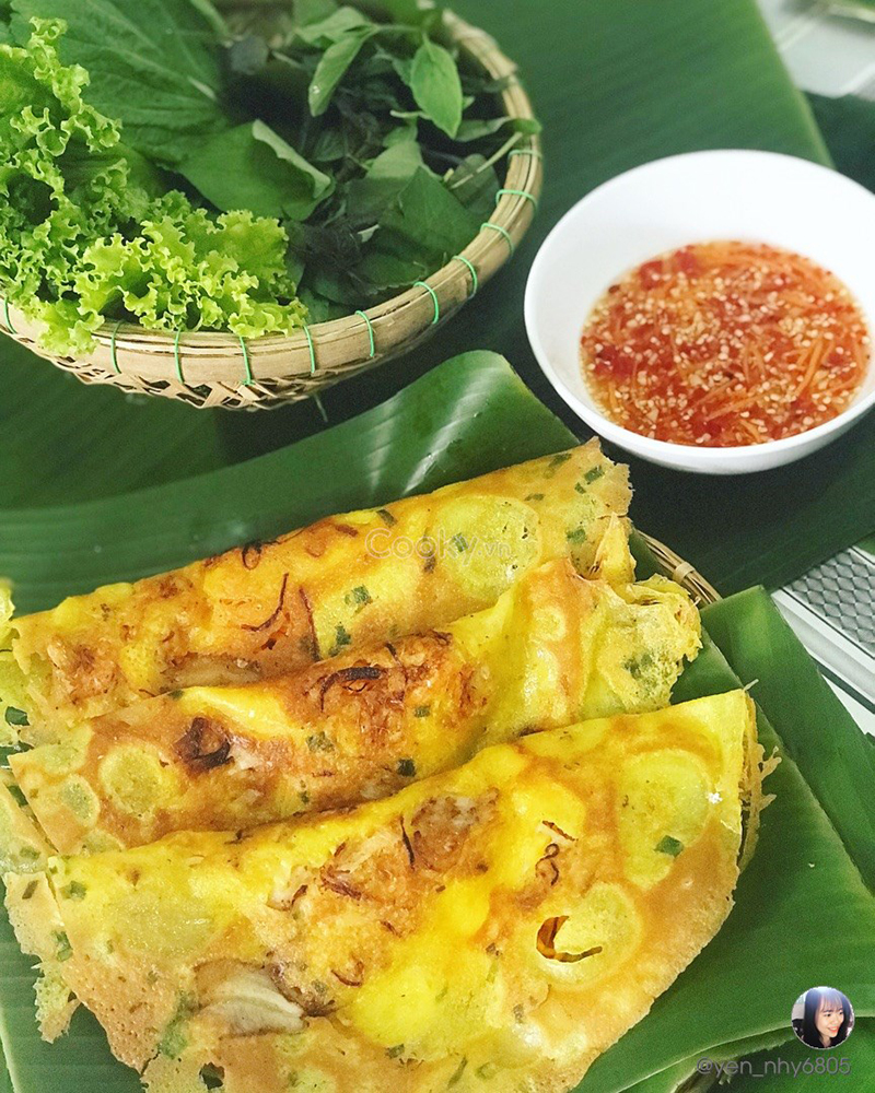 dac san banh xeo mien tay ngon