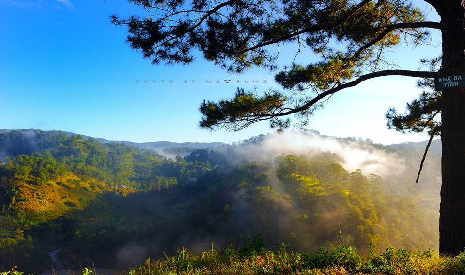 huong dan duong di nga ba tinh da lat