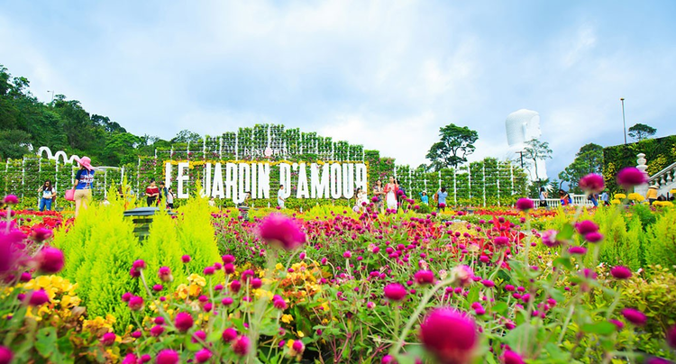 vườn hoa Le Jardin D'amour