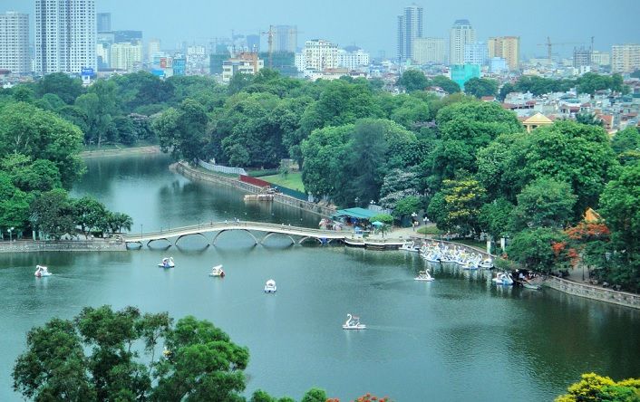 cong vien thu le o Ha Noi