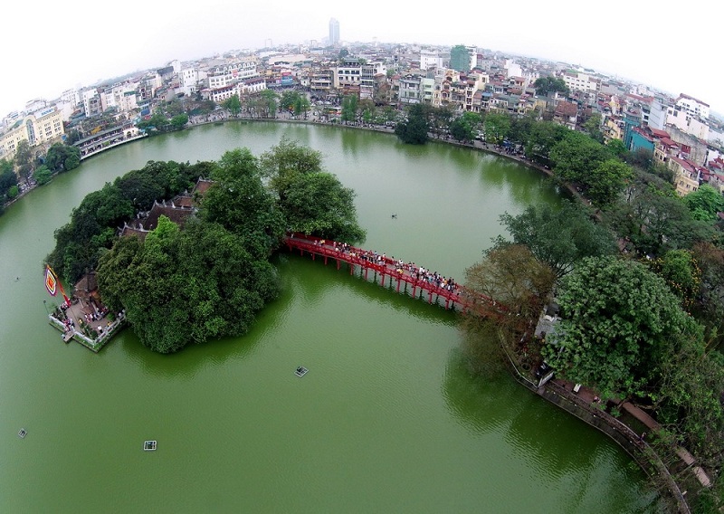 gioi thieu doi net ve den ngoc son o Ha Noi