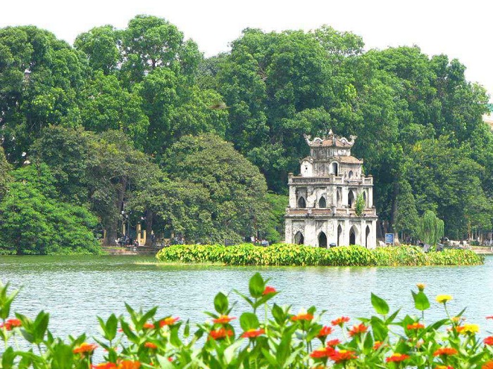 gioi thieu ve ho hoan kiem (ho guom) o Ha Noi