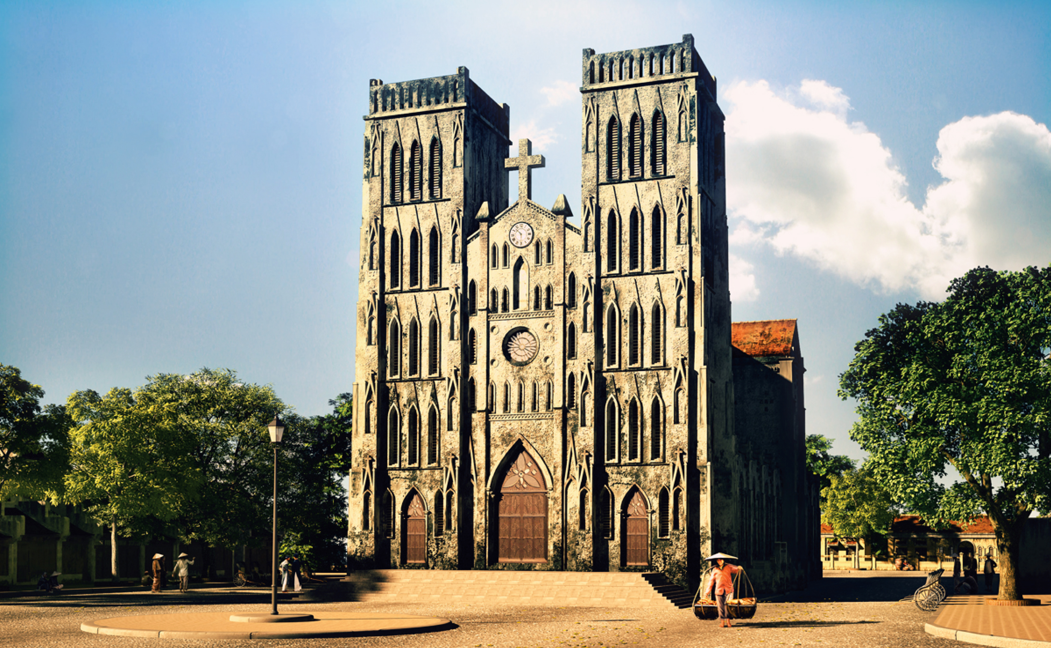 dia chi nha tho lon ha noi nam o dau