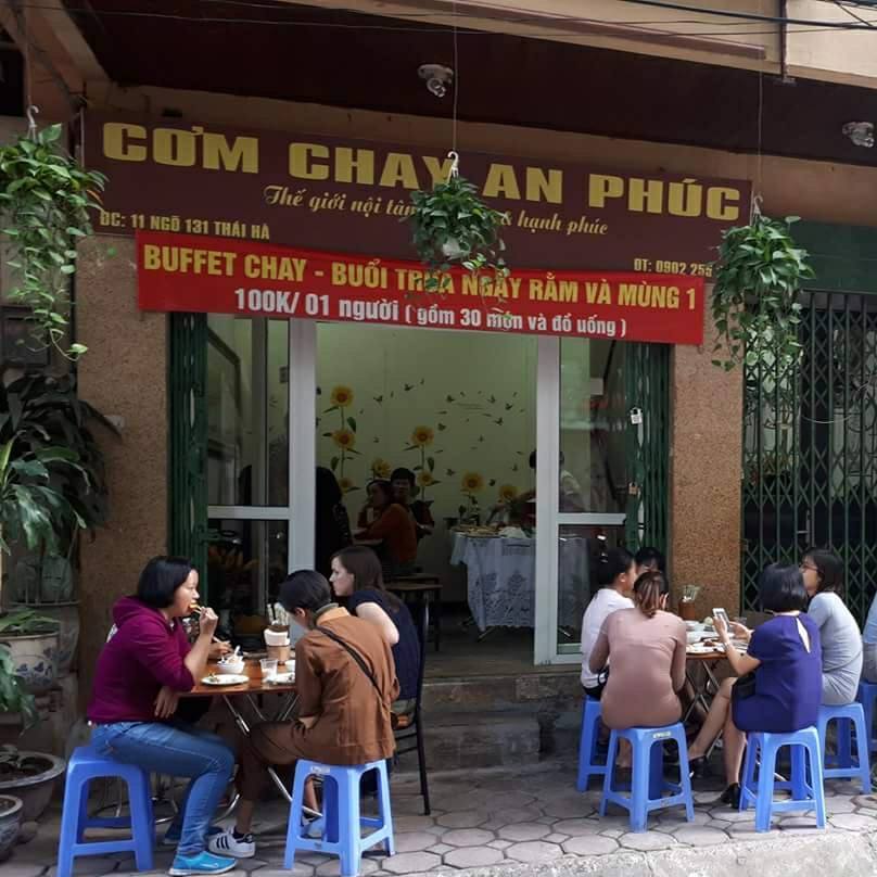 dia chi nhung quan an chay ngon o ha noi