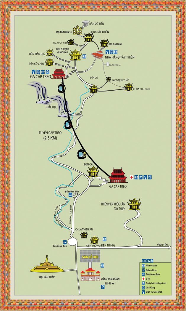 Bảng Giá vé cáp treo Tây Thiên Vĩnh Phúc Mới Nhất 2022 | Viet Fun Travel