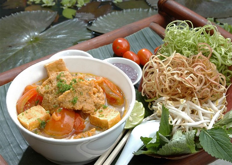 huong dan cach nau bun rieu cua mien tay ngon