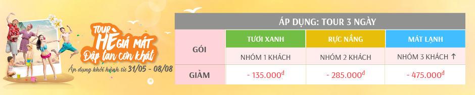 Tour du lịch Hè hot nhất 2022