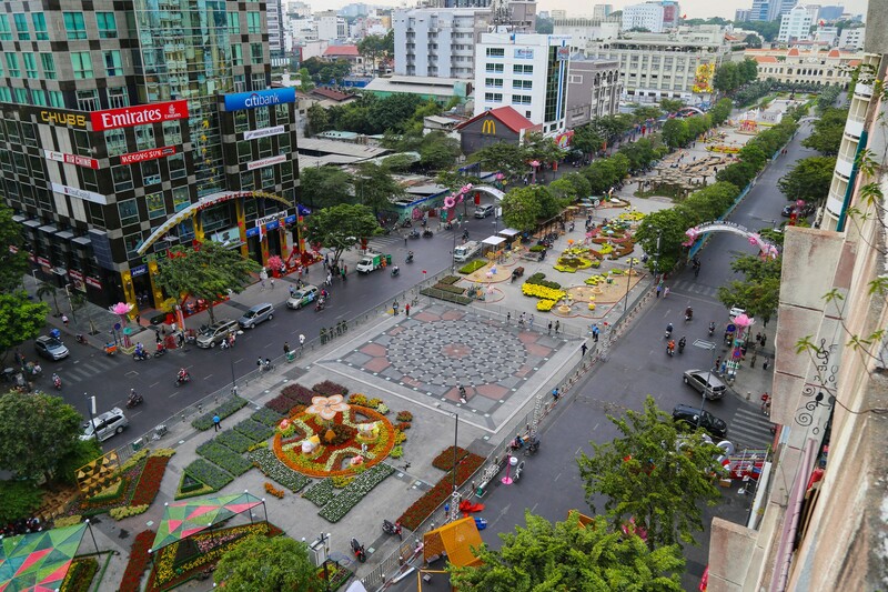 dia chi pho di bo nguyen hue nam o dau