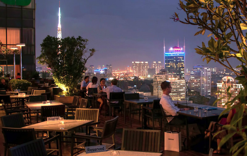 quan cafe landmark 81 o sai gon